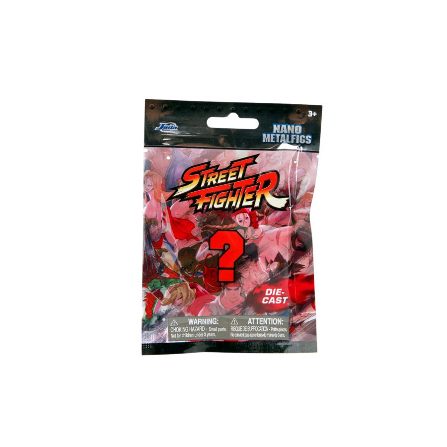 Street Fighter - 1.65" Nano Metalfigs Blind Bag (Display of 24)