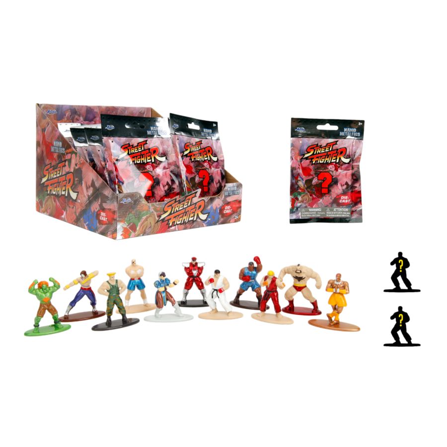 Street Fighter - 1.65" Nano Metalfigs Blind Bag (Display of 24)