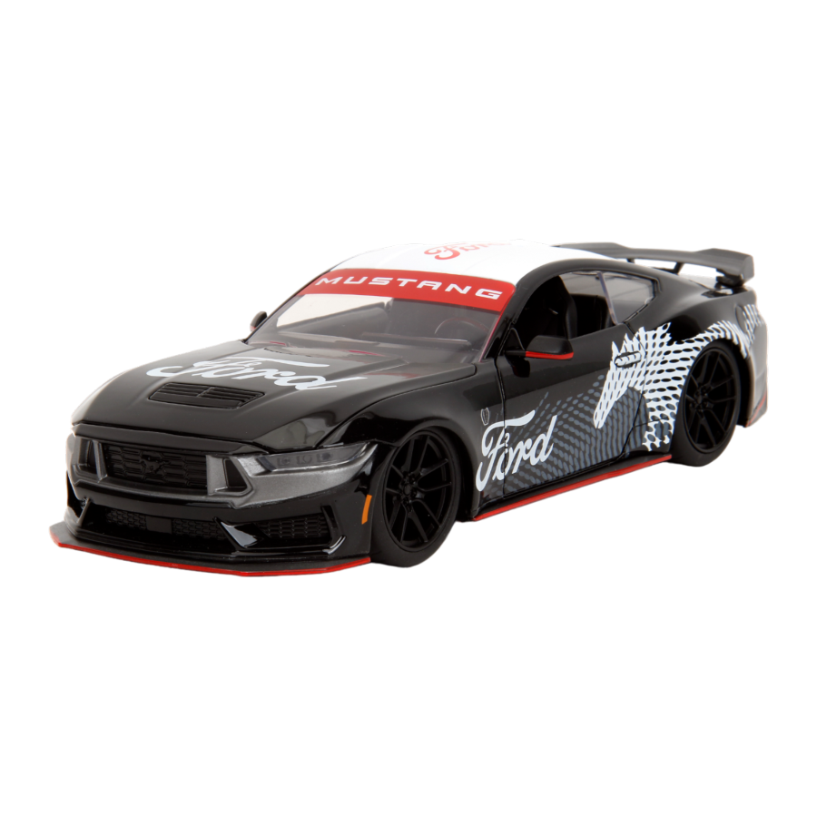 Big Time Muscle - 2024 Ford Mustang "Dark Horse" Edition 1:24 Scale Diecast Vehicle