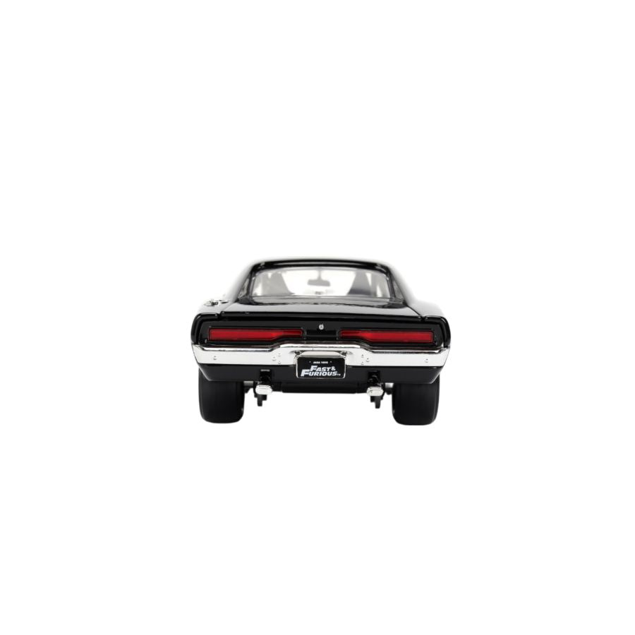 Fast and Furious 9: The Fast Saga - 1970 Dodge Charger Black 1:24 Scale Hollywood Ride
