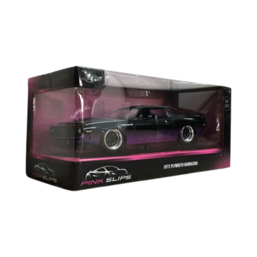Pink Slips - '73 Plymouth Barracuda 1:24 Scale Diecast Vehicle