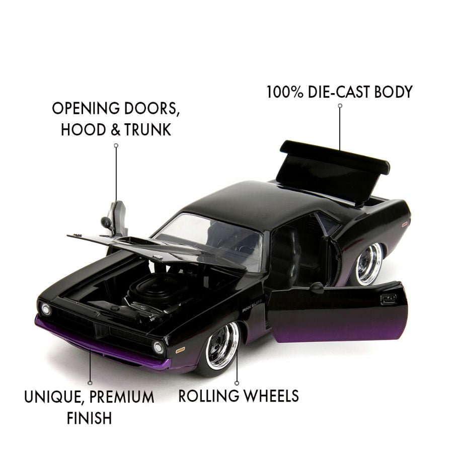 Pink Slips - '73 Plymouth Barracuda 1:24 Scale Diecast Vehicle
