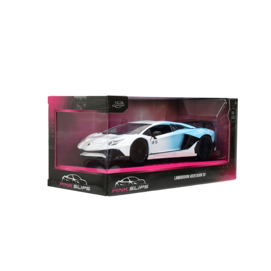 Pink Slips - 1:24 Lamborghini Aventador SV Diecast Vehicle