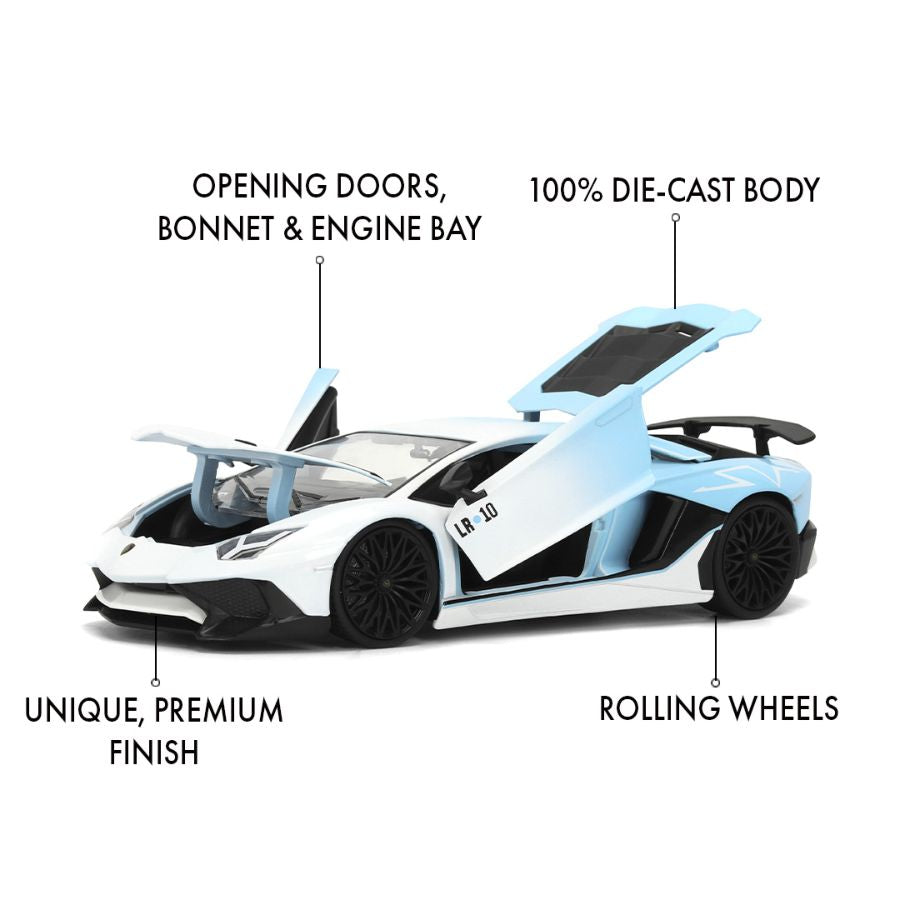 Pink Slips - 1:24 Lamborghini Aventador SV Diecast Vehicle