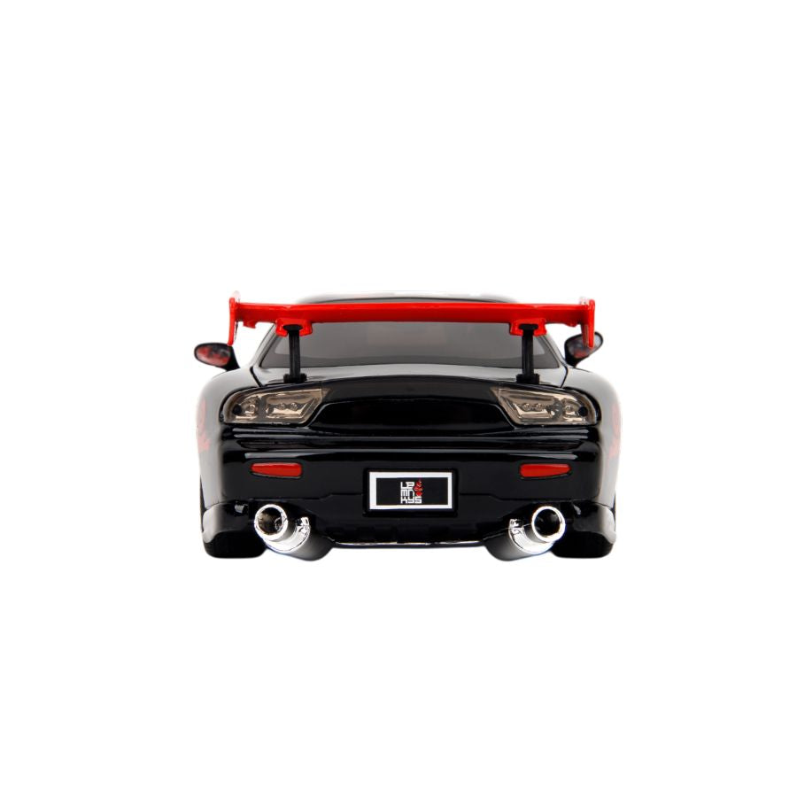 Lab Monkeys - 1:24 Mazda RX-7 Diecast Vehicle with SARU 3.25" Figure