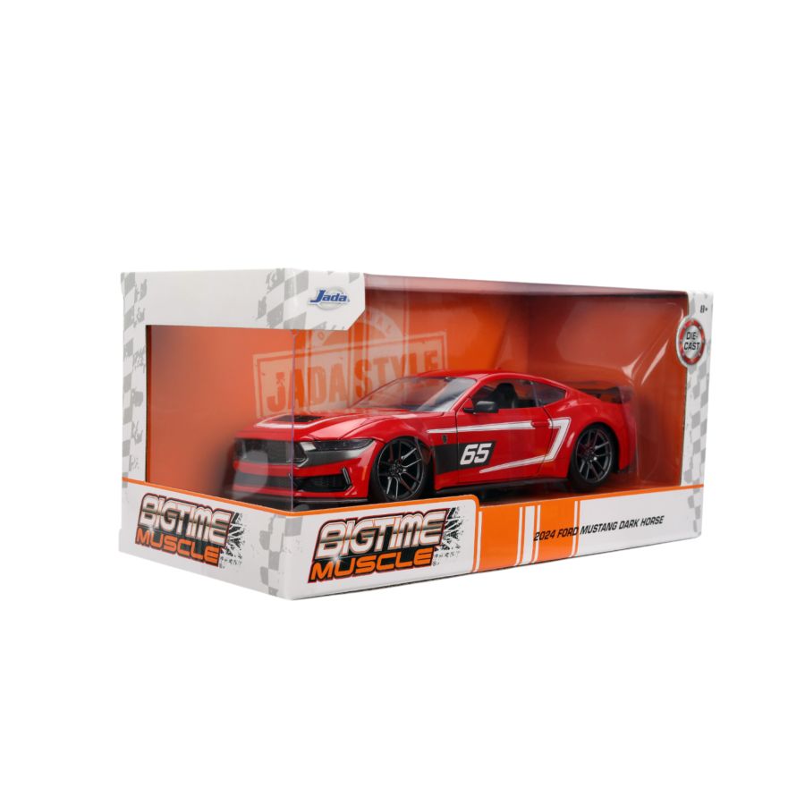 Big Time Muscle - 2024 Ford Mustang Dark Horse 1:24 Scale Diecast Vehicle