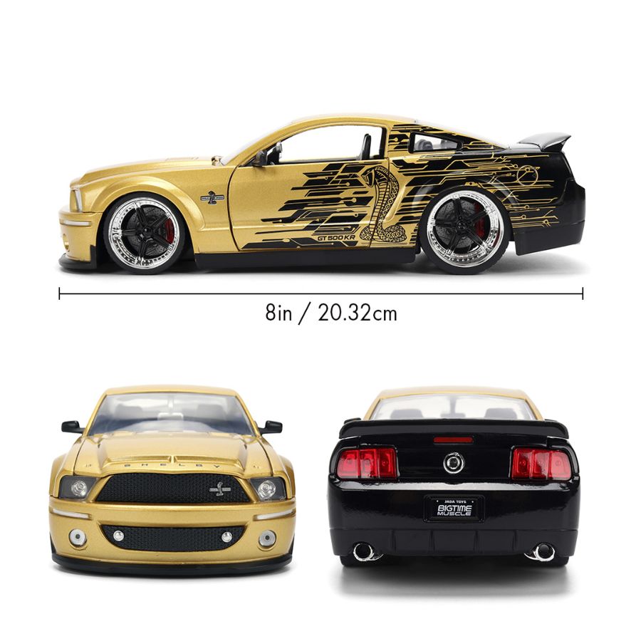 Big Time Muscle - 2008 Ford Mustang GT500KR 1:24 Scale Diecast Vehicle
