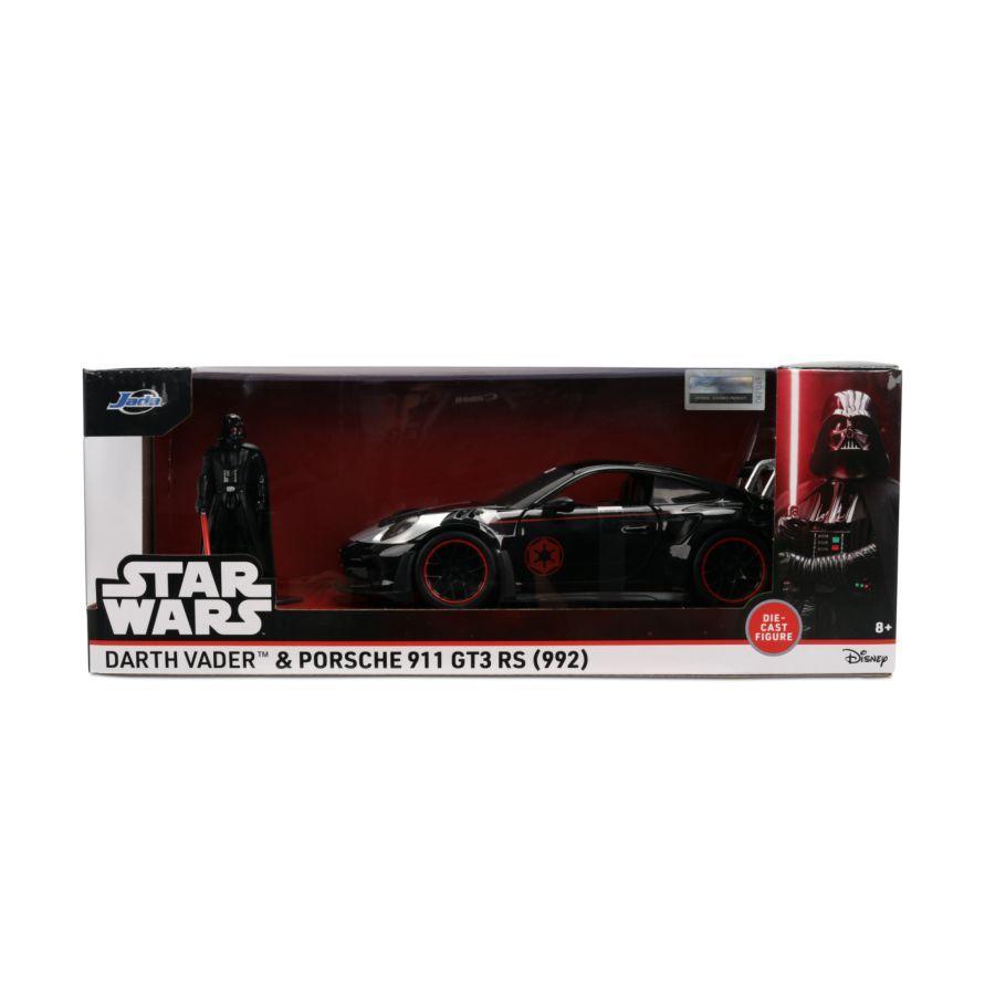 Star Wars - 1:24 Porsche 911 GT3 (992) Diecast Vehicle w/Darth Vader