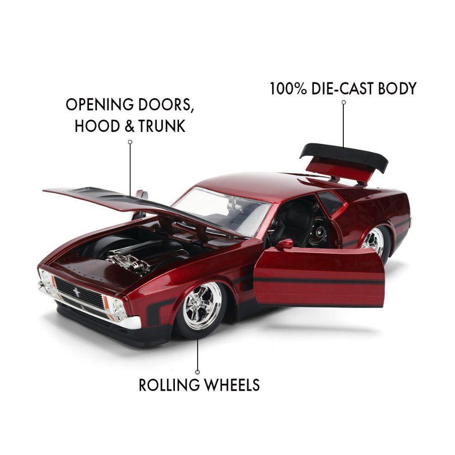 Big Time Muscle - 1973 Ford Mustang Mach 1 1:24 Scale Diecast Vehicle