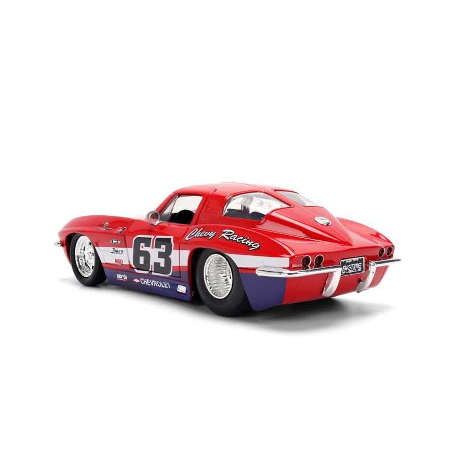 Big Time Muscle - 1963 Chevrolet Corvette 1:24 Scale Diecast Vehicle
