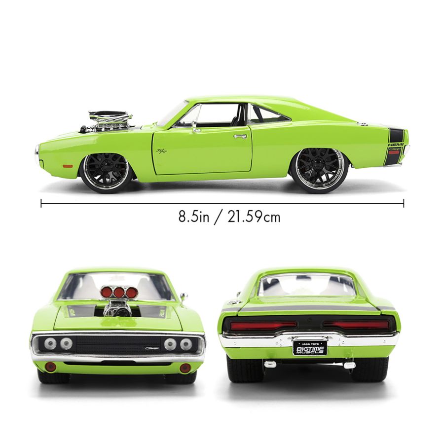 Big Time Muscle - 1970 Dodge Charger 1:24 Scale Diecast Vehicle