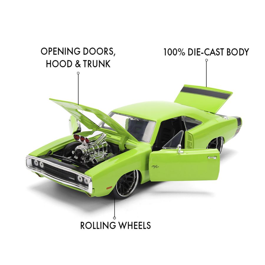 Big Time Muscle - 1970 Dodge Charger 1:24 Scale Diecast Vehicle