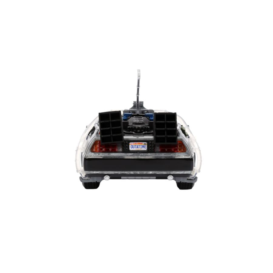 Back to the Future - Delorean 1:24 Scale Vehicle with Truck Box (SDCC Exclusive)