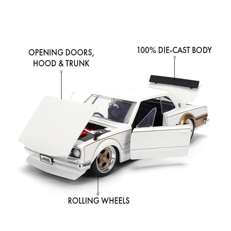 JDM Tuners - 1971 Nissan Skyline 2000 GT-R 1:24 Scale Diecast Vehicle