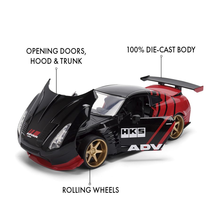 JDM Tuners - 2009 Nissan GT-R (R35) Ben Sopra 1:24 Scale Diecast Vehicle