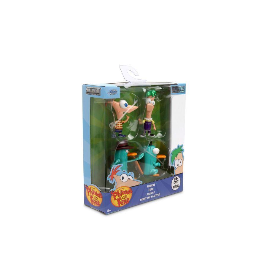 Phineas & Ferb - 2.5" Metalfigs 4PK