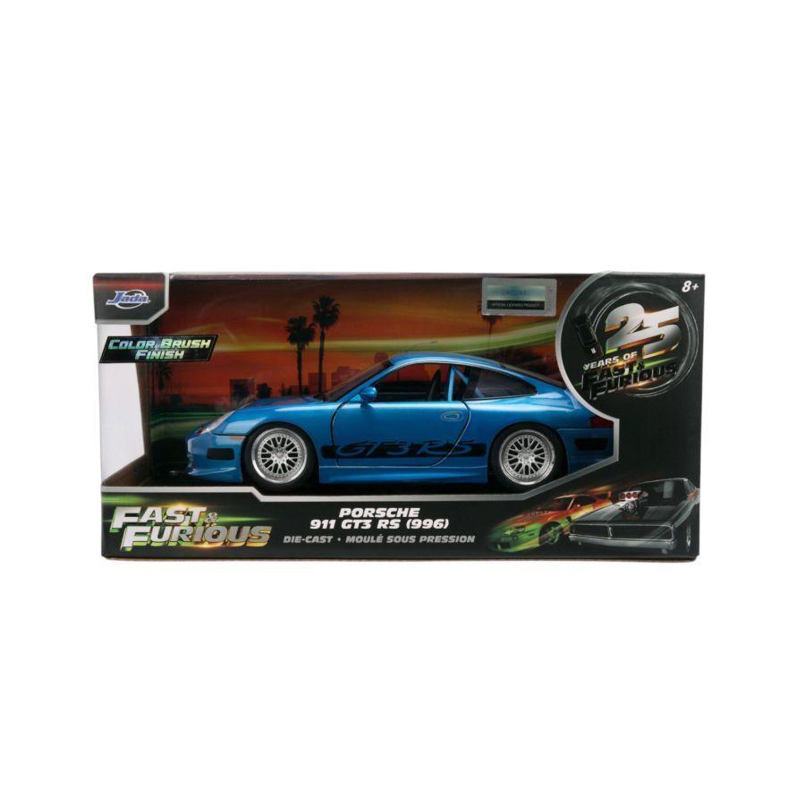 Fast & Furious - 1:24 Porsche 911 GT3 (Color Brush Metal)