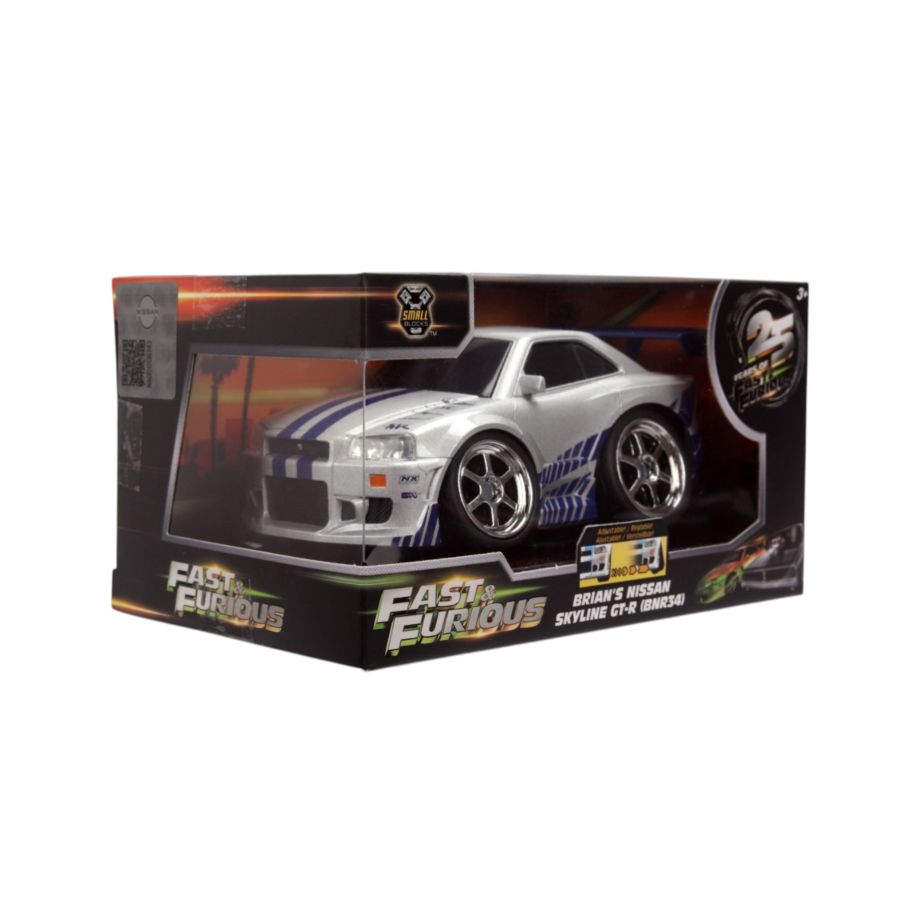 Fast & Furious - Small Blocks 1:28 Scale Diecast Vehicle Assortment (Display of 6)