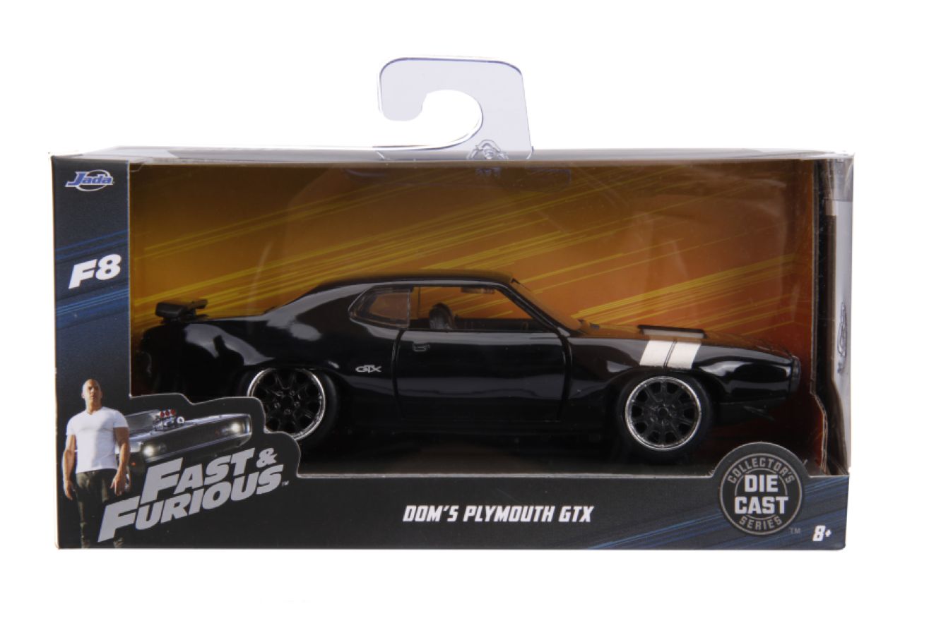 Fast and Furious 8 - 1972 Plymouth GTX 1:32 Scale Hollywood Ride