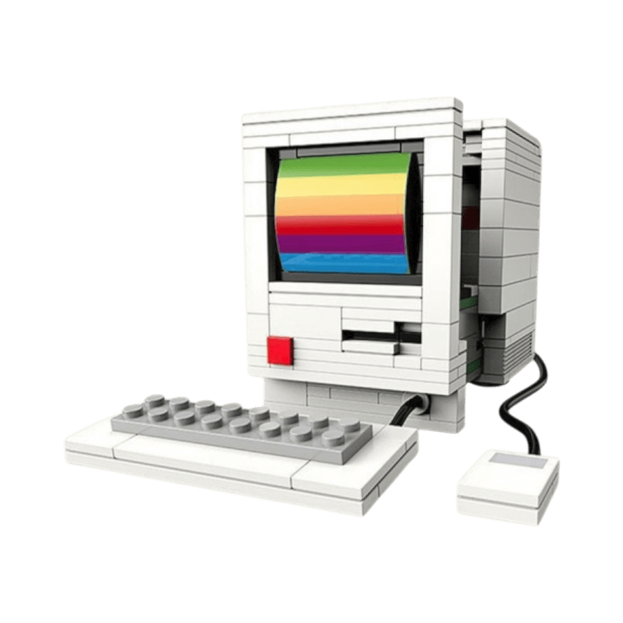 JAKI - Personal Computer SE Plastic Brick Model Kit (274 Piece Set)