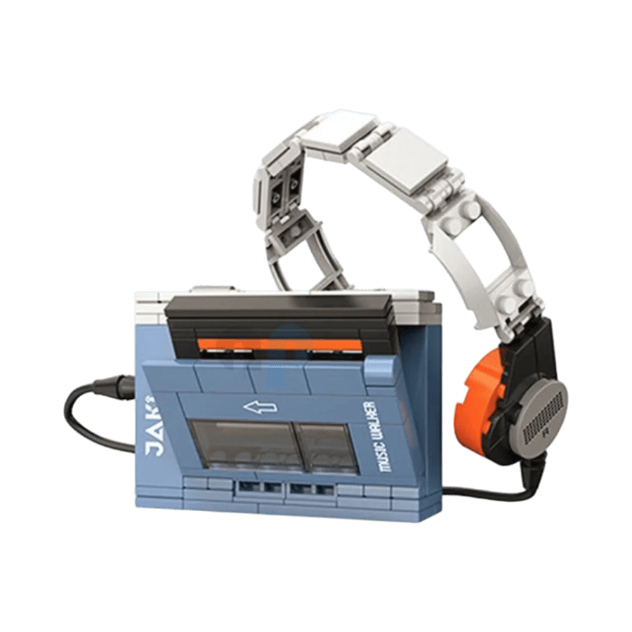JAKI - Cassette Music Walker Plastic Brick Kit