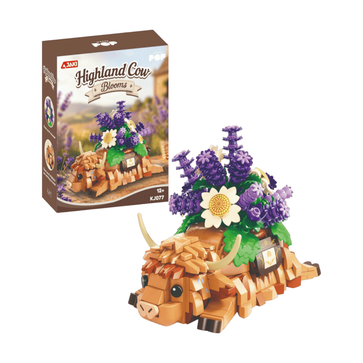 JAKI - Highland Cow Plastic Brick Kit