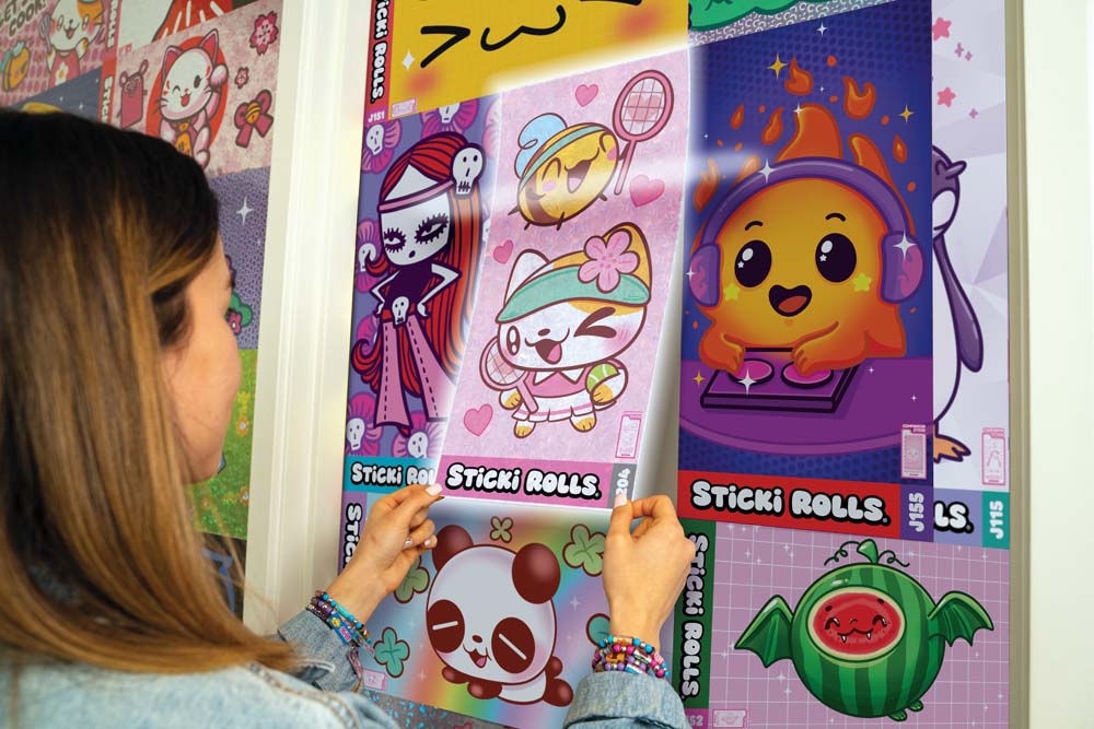 Sticki Rolls Jumbo Sticker Capsule Tube Series 3