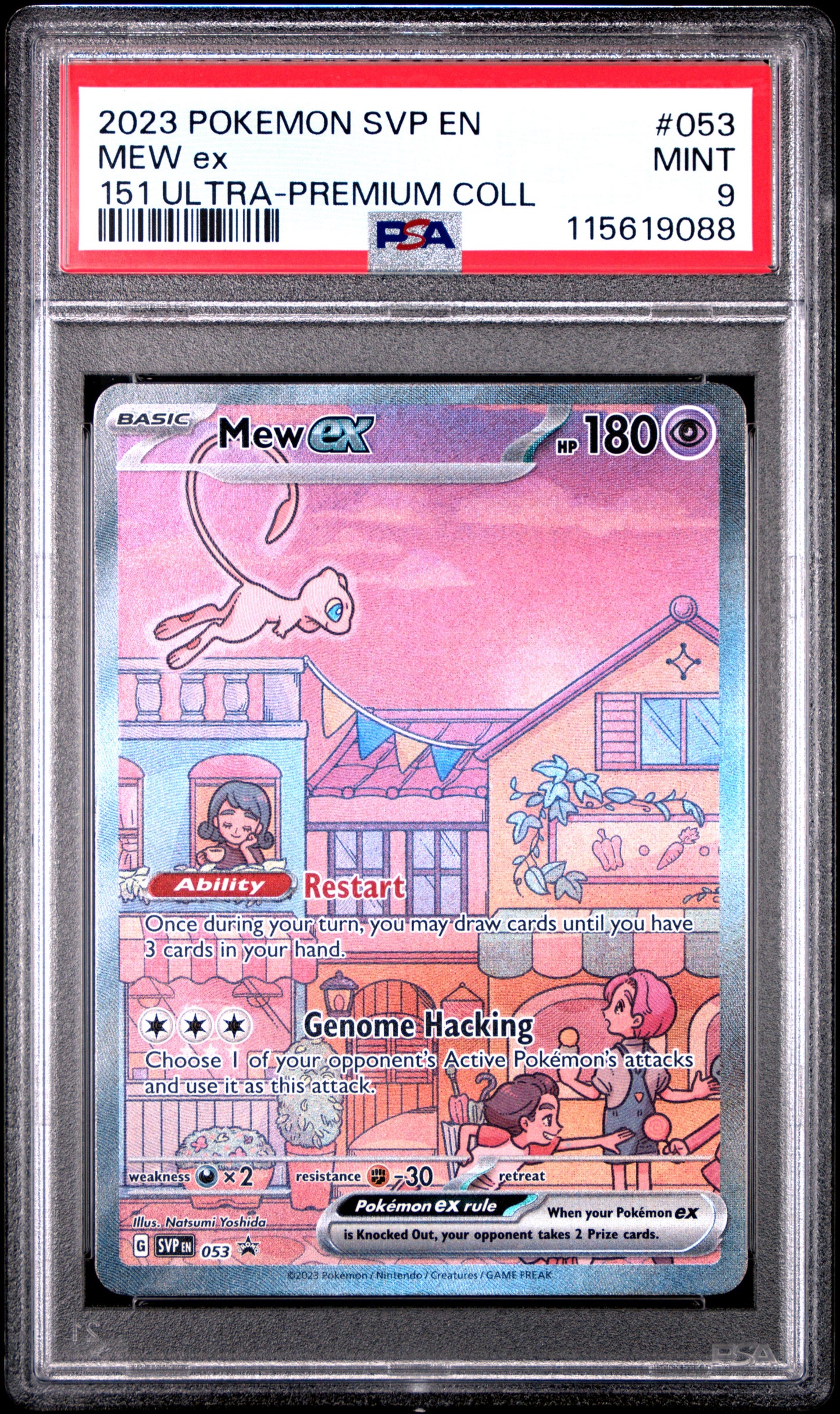 2023 Pokemon Svp En-Sv Black Star Promo 053 151 Mew Ex Ultra-Premium Coll - PSA 9