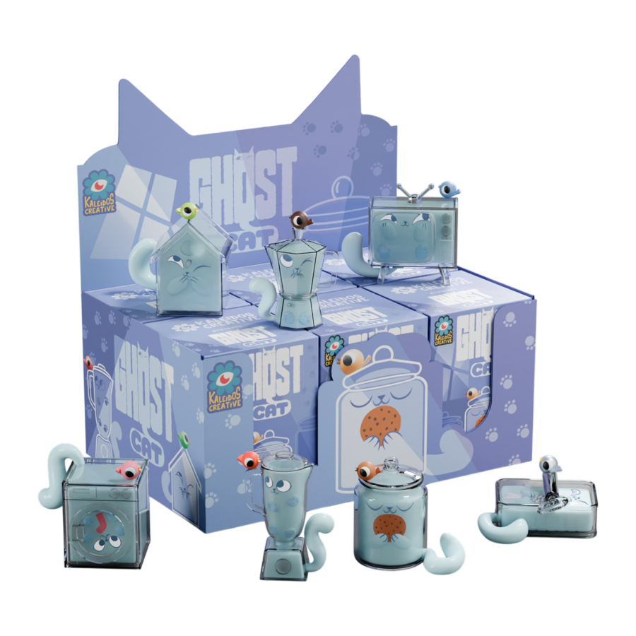 Kaleidos Creative - Ghost Cat Blind Box Series 1 (Display of 6)