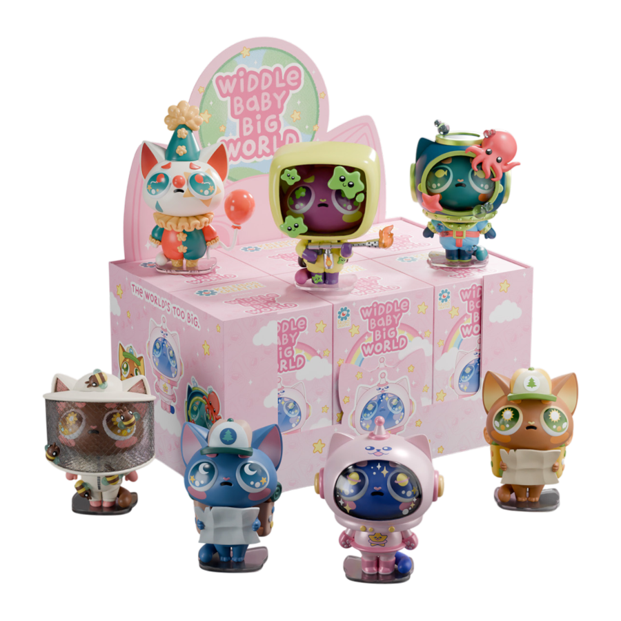 Kaleidos Creative - Widdle Baby, Big World Blind Box (Display of 6)