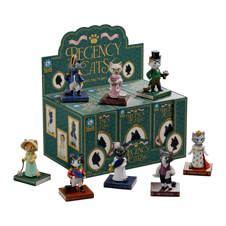 Kaleidos Creative - Regency Cats Blind Box Series 1 (Display of 6)