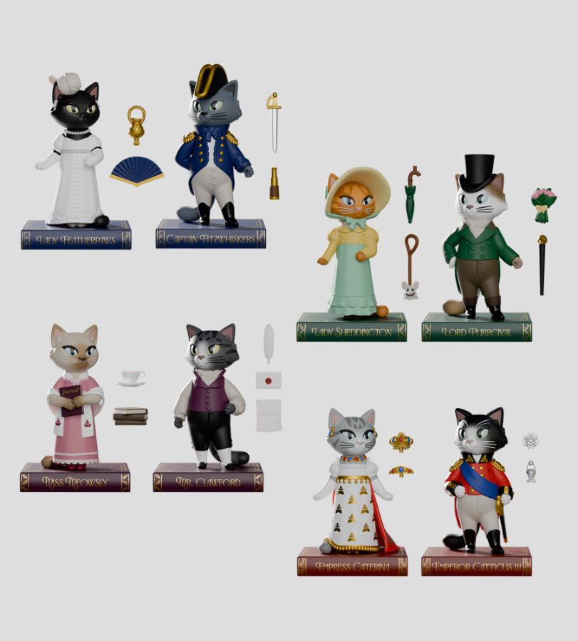Kaleidos Creative - Regency Cats Blind Box Series 1 (Display of 6)