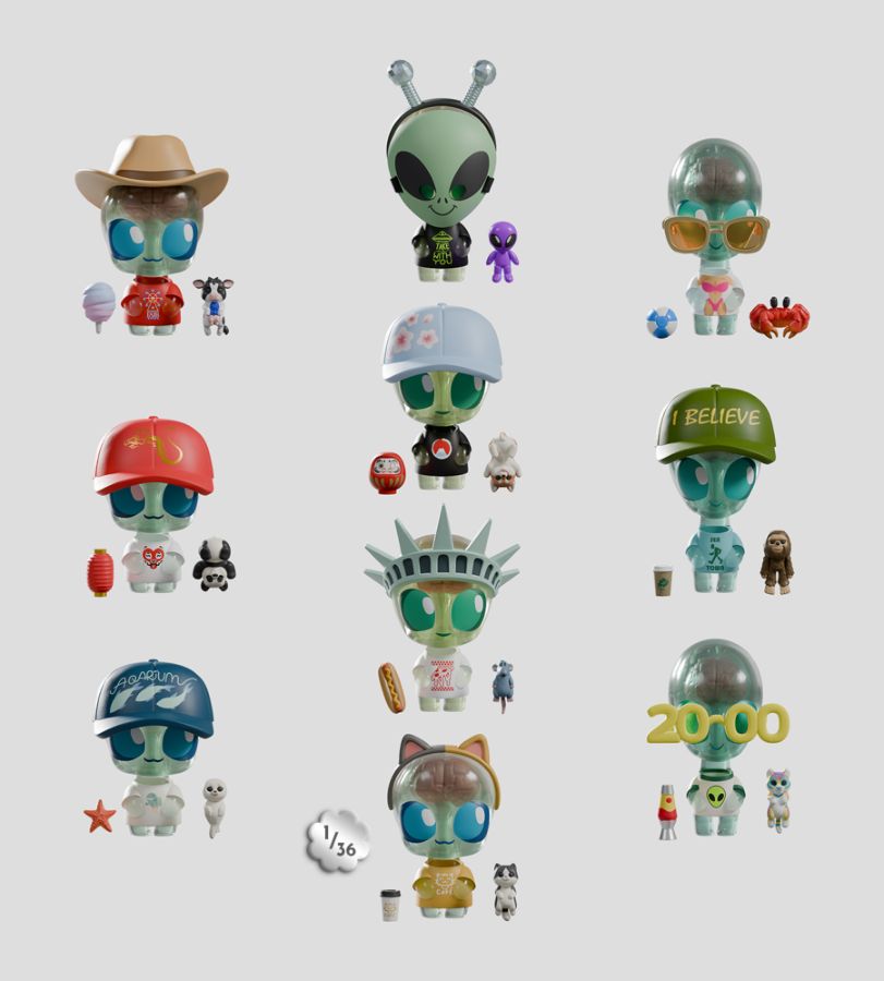 Kaleidos Creative - Abducted Blind Box Series 1 (Display of 9)