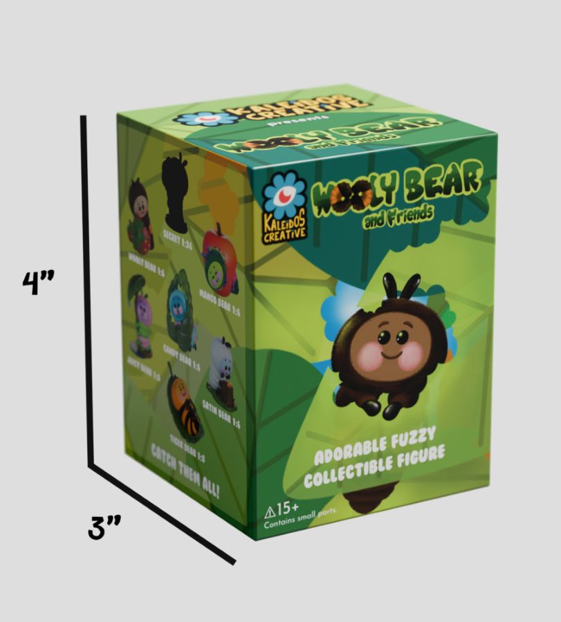 Kaleidos Creative - Wooly Bear & Friends Blind Box Series 1 (Display of 6)