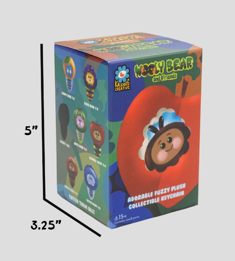 Kaleidos Creative - Wooly Bear & Friends Plush Blind Box Series 1 (Display of 6)