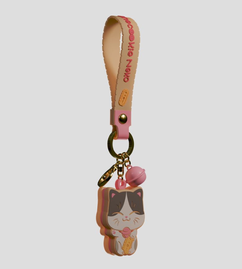 Kaleidos Creative - Manecookie Neko Keychain Blind Series 1 (Display of 8)