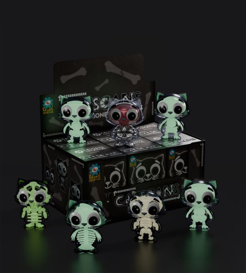 Kaleidos Creative - Catscans Bare Bones Blind Box Series 2 (Display of 6)
