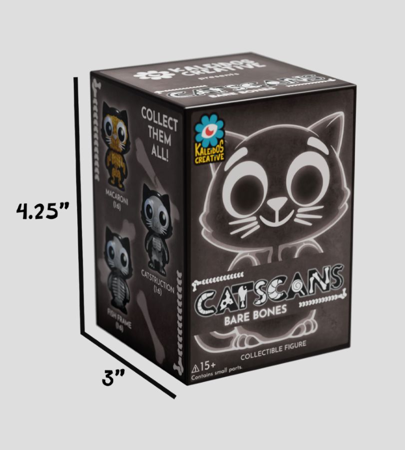 Kaleidos Creative - Catscans Bare Bones Blind Box Series 2 (Display of 6)