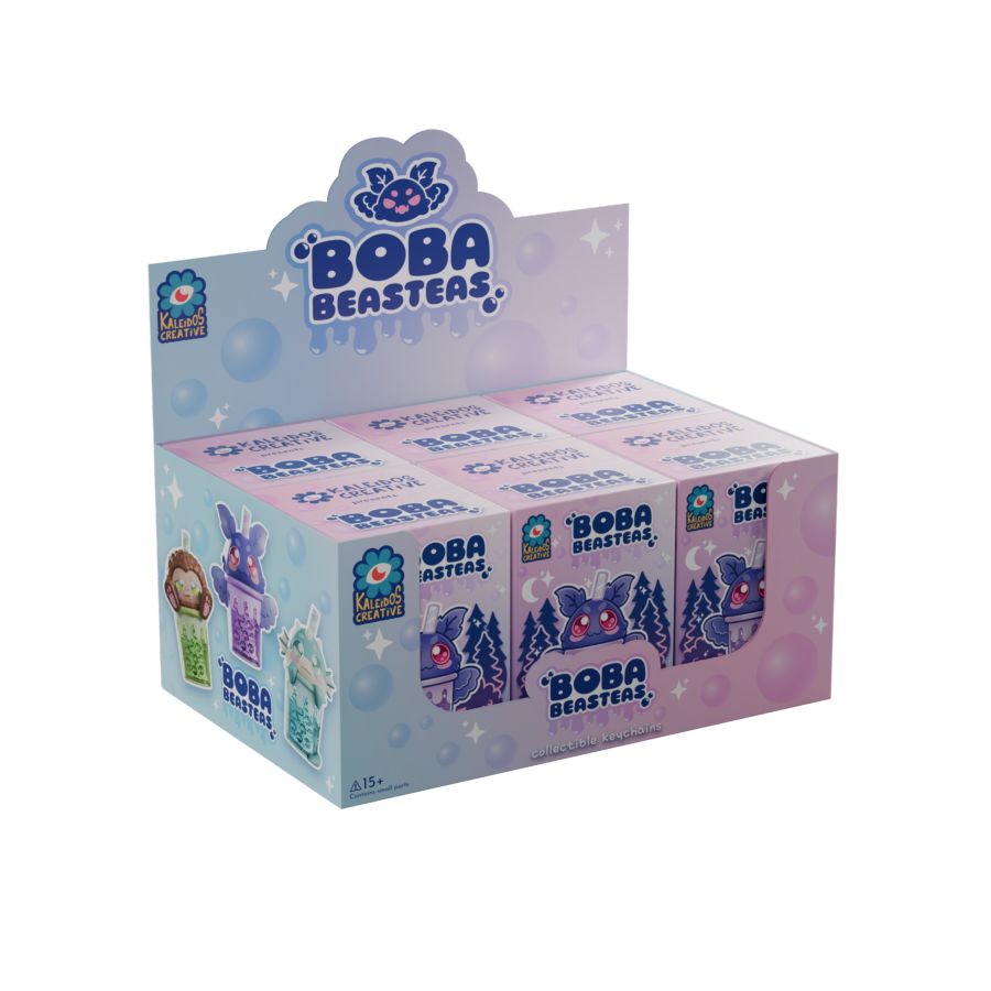Kaleidos Creative - Boba Beasteas Keychain Blind Box (Display of 6)