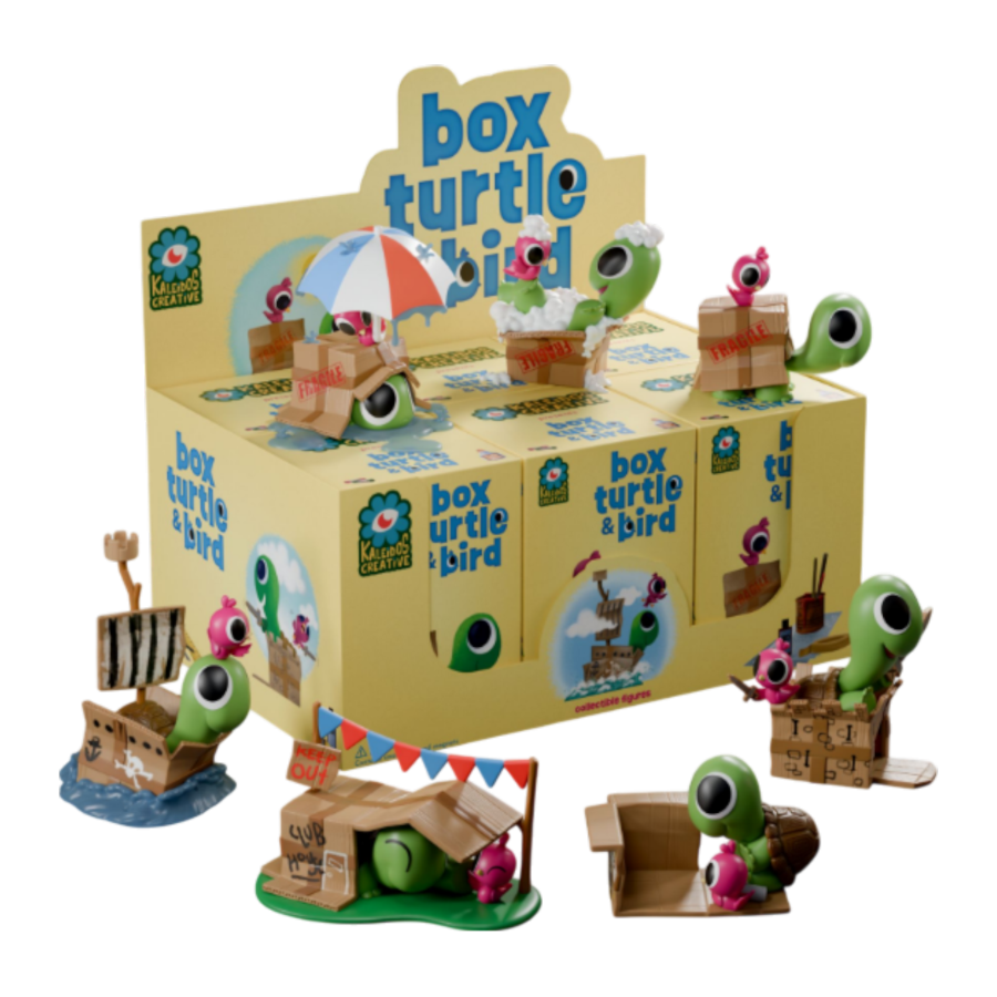 Kaleidos Creative - Box Turtle & Bird Blind Box (Display of 6)