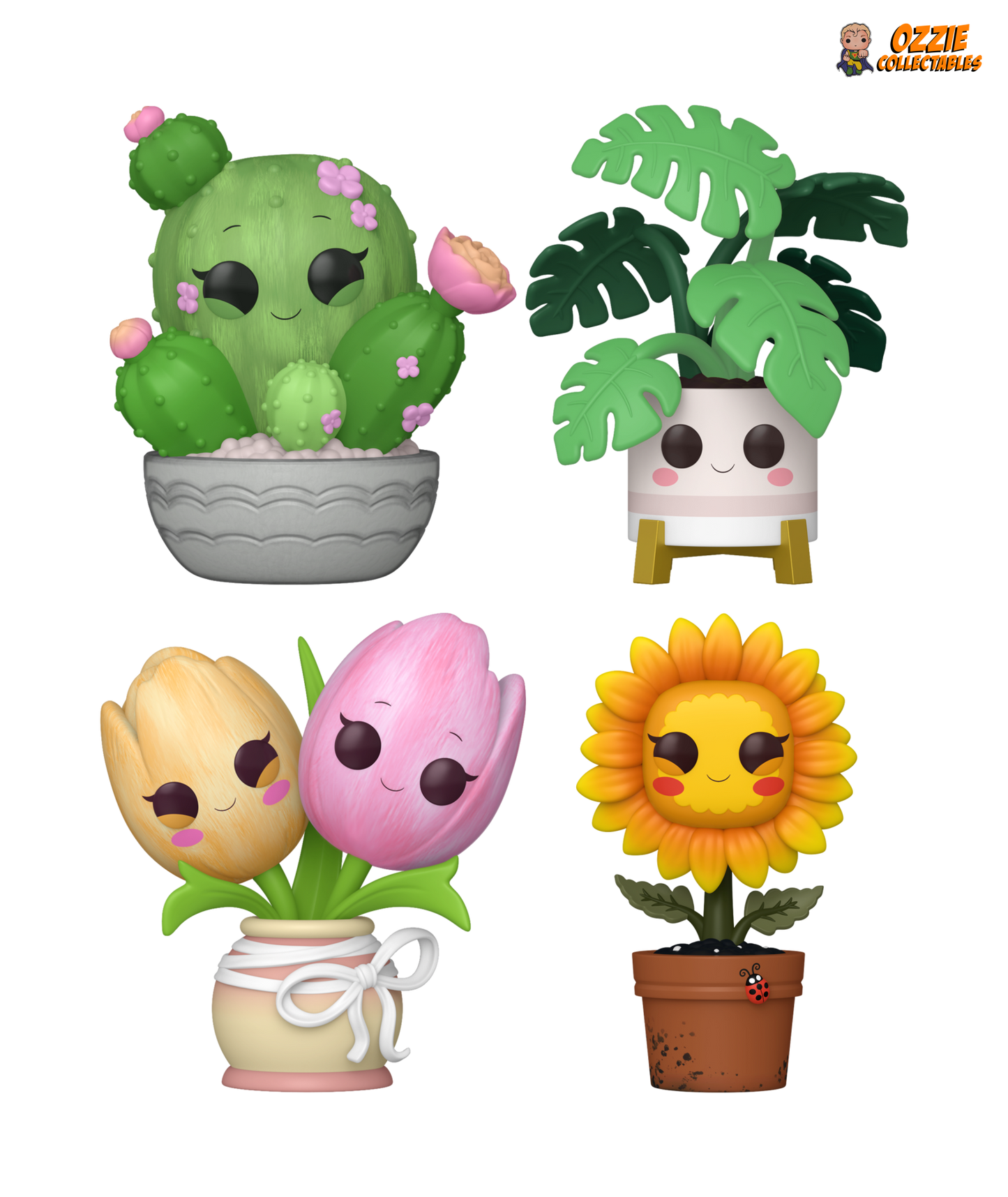 Kawaii Plants Bundle - 4 POP! Vinyls