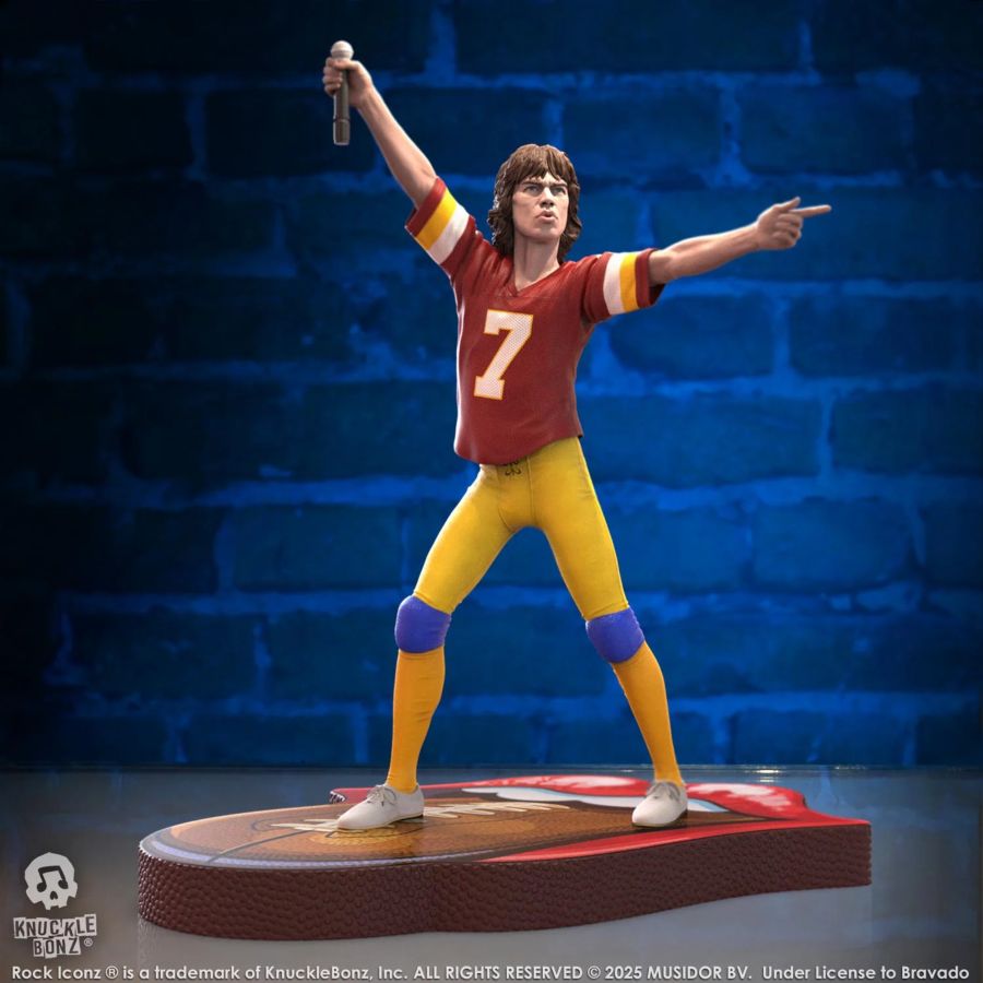 Rolling Stones - Mick Jagger Tour '81 (Burgundy Jersey) Statue
