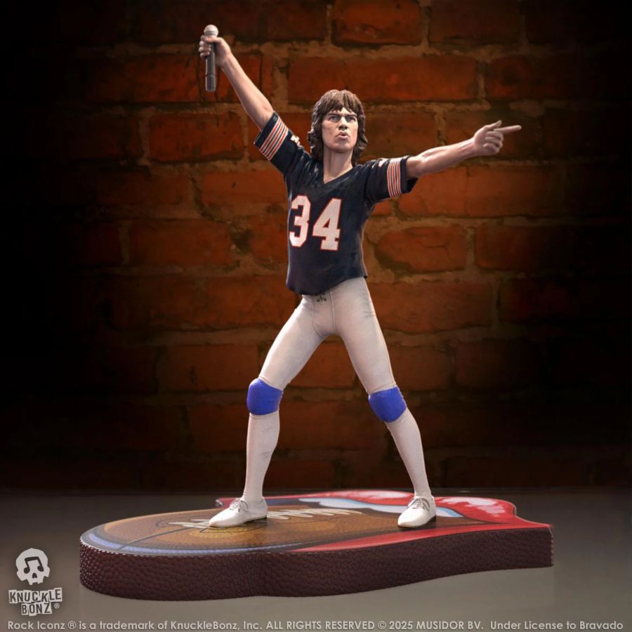 Rolling Stones - Mick Jagger Tour '81 (Black Jersey) Statue