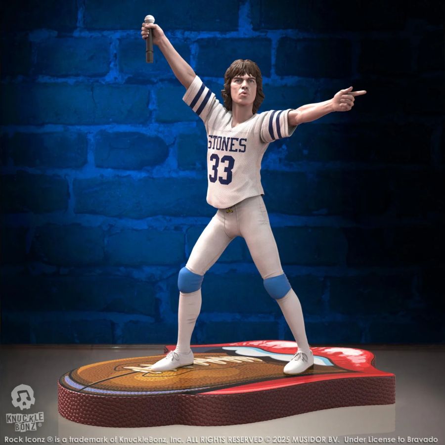 Rolling Stones - Mick Jagger Tour '81 (White Jersey) Statue