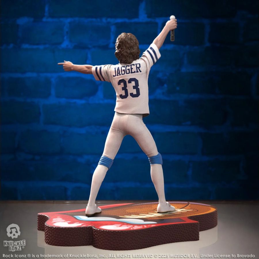 Rolling Stones - Mick Jagger Tour '81 (White Jersey) Statue