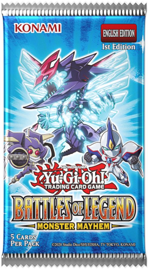 Yu-Gi-Oh! Battles of Legend - Monster Mayhem Booster Pack Yu-Gi-Oh! Battles of Legend - Monster Mayhem Booster Pack