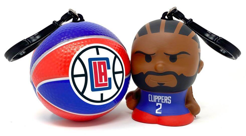 SQUEEZYMATES 2024 NBA 2.5” Squishy Team Basketball