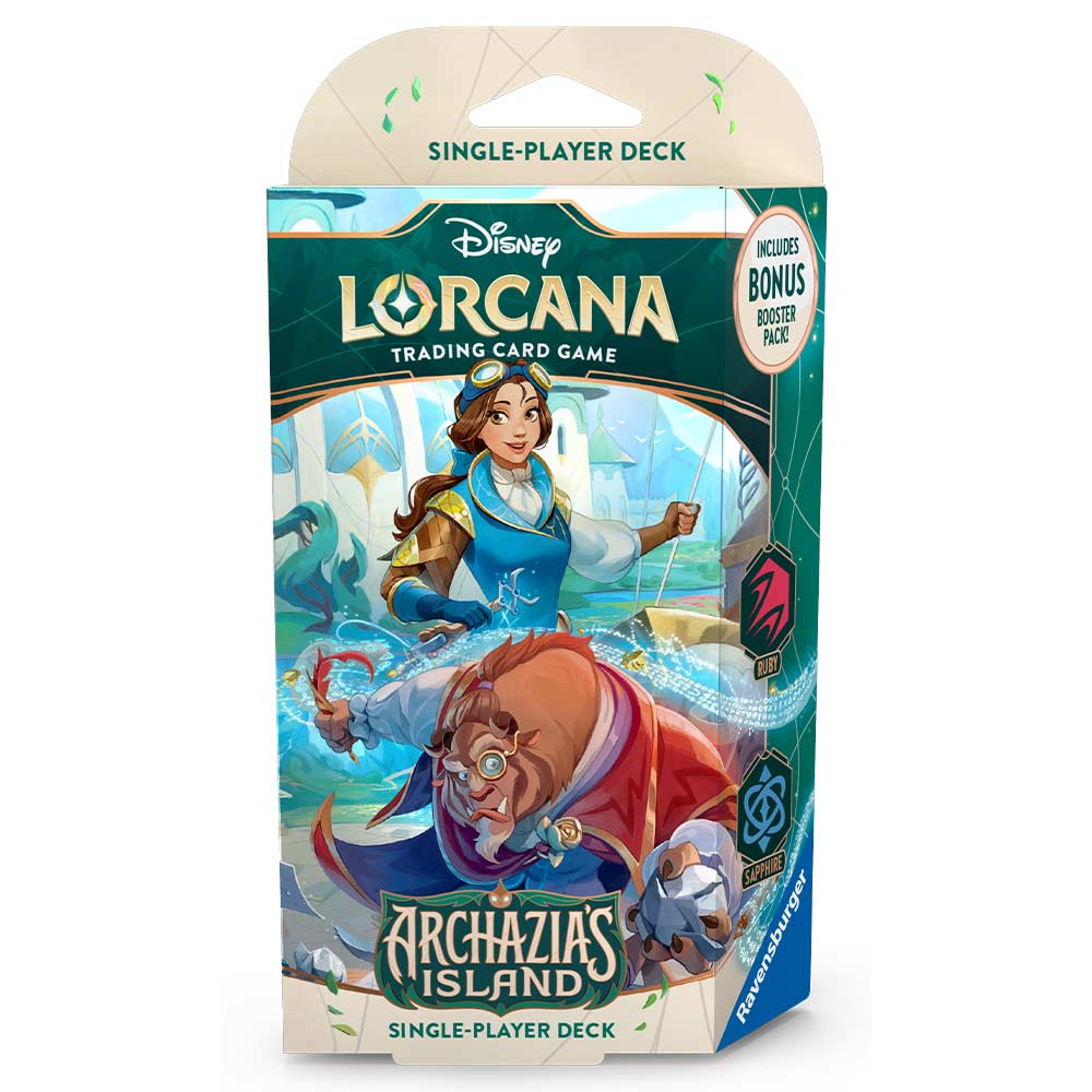 Disney Lorcana TCG - S7 Archazia's Island Starter Deck: Ruby & Sapphire