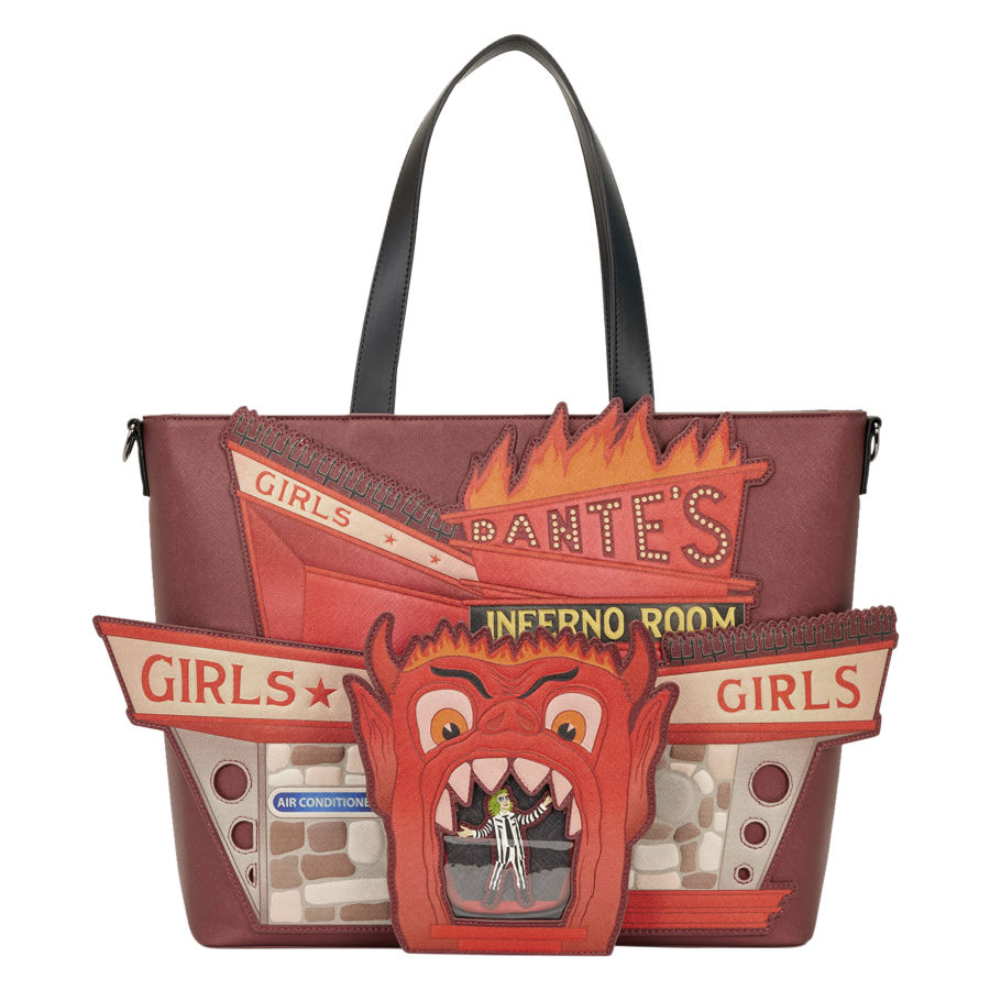 Beetlejuice - Beetlejuice Inferno Room Tote Bag with Coin Bag