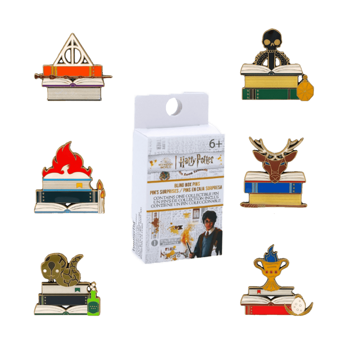 Harry Potter - Book Mystery Pins Blind Box Assortment (Display of 21)
